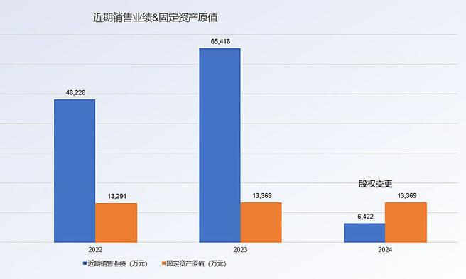 2021年度至2024年度，销售业绩及固定资产